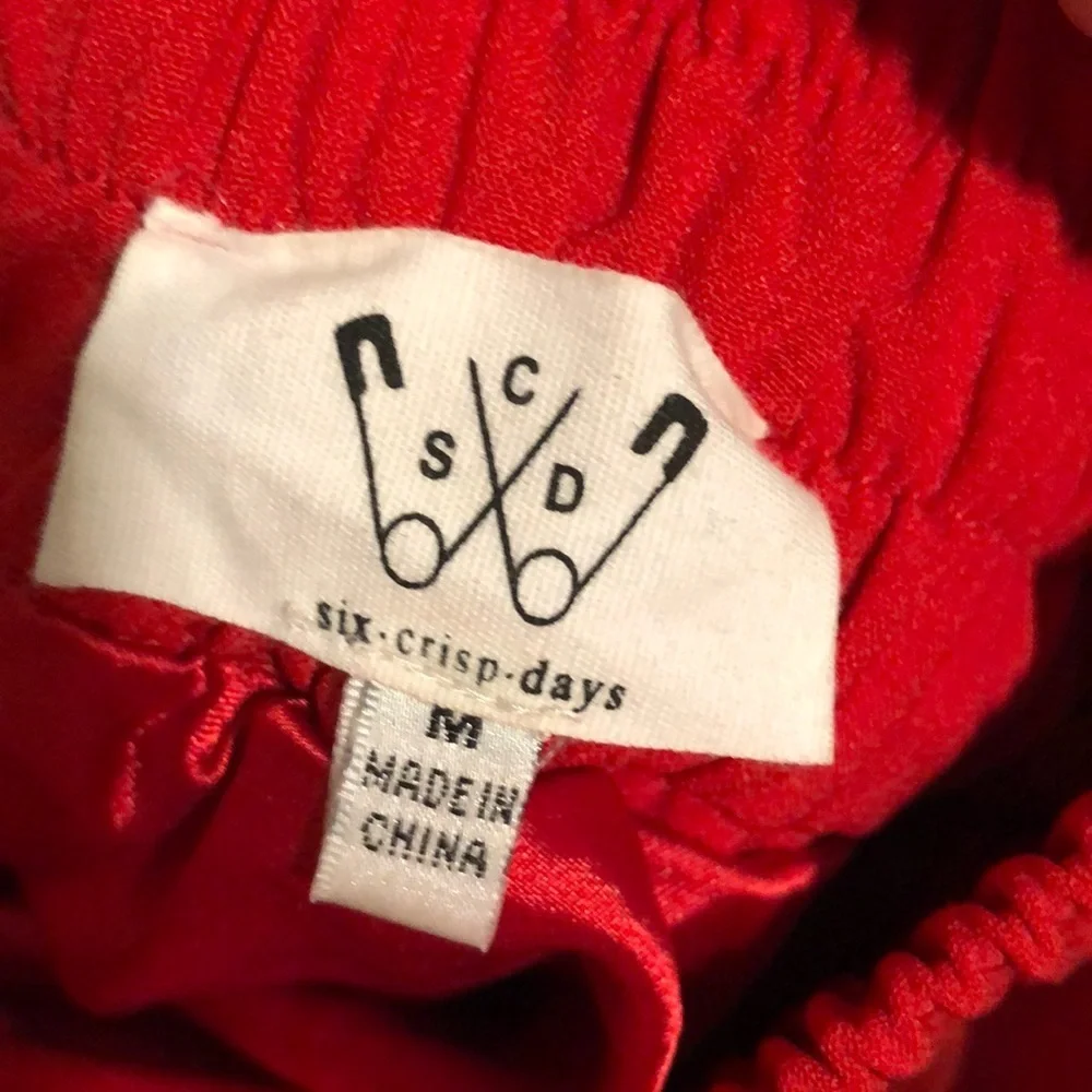 Six Crisp Days Red Skirt from Akira Chicago